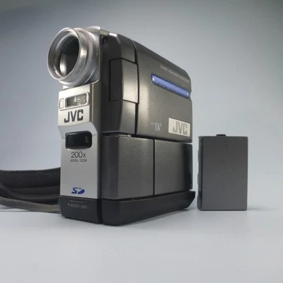 JVC GR-DVX507A Handheld MiniDV Camcorder Silver Tested - Image 1 of 4