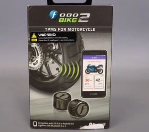 FOBO Bike 2 Tire Pressure Monitoring Systems Black iOS/Android Bluetooth 5.0 - Picture 1 of 4