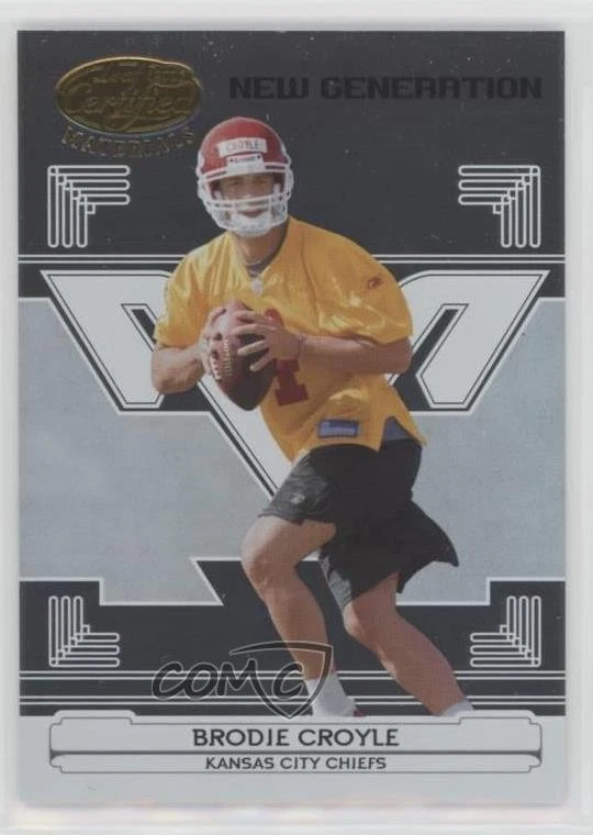 2006 Leaf Certified Materials New Generation /500 Brodie Croyle #151 Rookie RC - Image 1 of 2