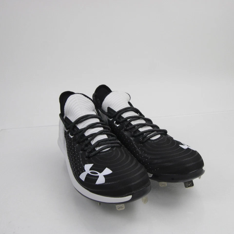 Botín de béisbol Under Armour Harper para hombre negro/blanco nuevo sin caja Foto 1 de 1