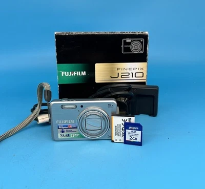 Fujifilm FinePix J210 10.0MP Digital Camera With Charger & SD Card - Tested - Image 1 of 4