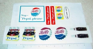 Nylint Cab Over Ford Pepsi Truck Sticker Set NY-031 - Picture 1 of 1
