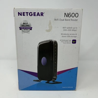NETGEAR n600 Dual-Band WNDR3400 Wi-Fi Router - Image 1 of 4