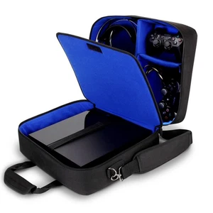 USA GEAR Console Carrying Case - PS4 Case Compatible with PS4 Slim and PS4 Pro - Picture 1 of 9