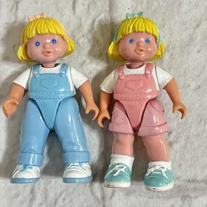 Lote de 2 monos de casa de muñecas vintage FISHER PRICE Loving Family Dream para niñas - Imagen 1 de 3