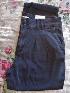 Sonoma Stretch Denim Cropped Super Cute Jeans Sz 14 NWT BLACK $44 - Picture 1 of 5