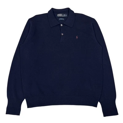 Suéter de Lana Polo Ralph Lauren Corderos Henley Para Hombre Grande Preppy Dinero Antiguo Foto 1 de 4