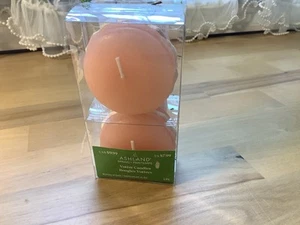 Ashland Votive Pink Macaron Candle Set Of 2 NIP - Picture 1 of 6