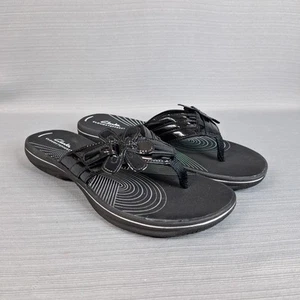 Cloudsteppers by Clarks BrinKley Flora H schwarze Damen-Riemensandalen Größe 9 - Bild 1 von 12