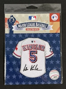 MLB Texas Rangers IAN KINSLER Trikot Sammler Patch 2014 NEU SEALED - Bild 1 von 4