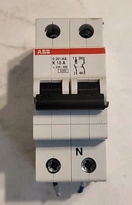 Disyuntor ABB S 201 K 10 A. ~230/400 6000 - Envío gratuito - Imagen 1 de 3