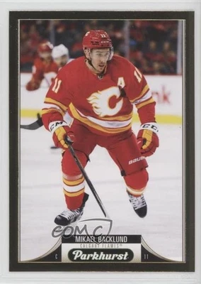 2022-23 Upper Deck Parkhurst Gold Foil Mikael Backlund #60 - Image 1 of 2