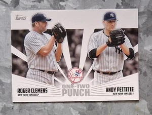 #12P-6 Roger Clemens & Andy Pettitte 2023 Topps Series 1 One Two Punch - Bild 1 von 2