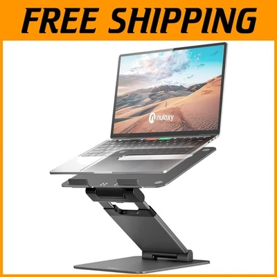Dual Foldable Laptop Riser, Ergonomic Notebook Holder - Image 1 of 4