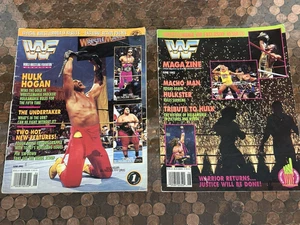 WWF MAGAZINE June, 1992 & 1993 Hulk Hogan / Undertaker / Bret Hart *READ* - Picture 1 of 8