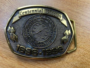 International Union of Operating Engineers 1896-1996 Belt Buckle (1991) - Picture 1 of 3