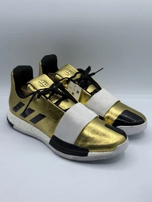 Adidas Harden Vol. 3 Imma Star US Gold Black Basketball Sneakers Size 10.5 New - Image 1 of 4