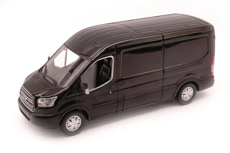 Modellauto Maßstab 1:43 Ford Transit 2015 Schwarz Diecast Modellbau Automodell - Bild 1 von 1