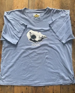 Out of Africa Great White Shark Cape Town T-Shirt - Blue - XXL - Picture 1 of 12