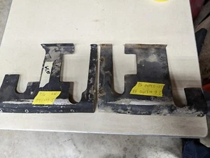 Cessna 150 Shield- Rudder Bar Plate Set (2), P/N: 0411971-1 0411599-5 - Picture 1 of 2