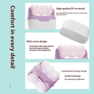 2-in-1 Ice Roller Cold Compress Shrink Pores Thin Face Massager Facial Beaut _r1 - Bild 1 von 11
