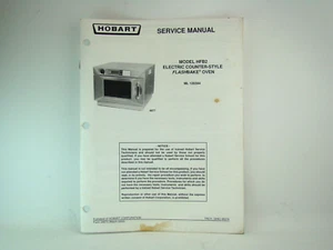 Hobart Modelo HFB2 Contador Eléctrico Estilo FlashBake Horno Manual de Servicio ML-126584 - Imagen 1 de 2