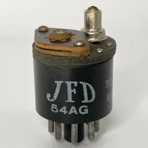 Vintage JFD Sockette 54AG Radio Tube Socket Adapter For 1A7 Tube to 1R5 Tube (b) - Picture 1 of 4