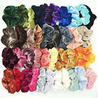 10-100X lot Hair Scrunchies Velvet Scrunchy Bobbles Elastic Hair Bands Holder UK