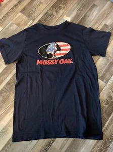 Mossy Oak patriotic American Flag Graphic t-shirt Men’s size M - Picture 1 of 4
