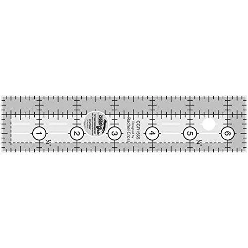 1.5 by 6.5 Inch Quilt Ruler Creative Grids CGR1565