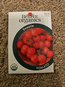 Sweetie Tomato Burpee Organic Seed Packet Vegetable - Picture 1 of 2