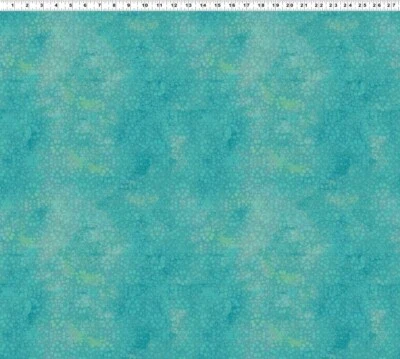 CLOTHWORKS ZEN BY SUE ZIPKIN Tonal Dot Aqua - Y3770-33  by the Yard - Image 1 of 2