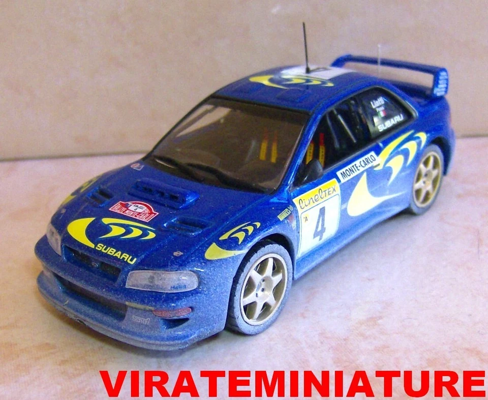 1 SUBARU IMPREZA WRC WINNER RALLYE MONTE CARLO 1997 PIERO LIATTI IXO ALTAYA 1/43 - Photo 1/1