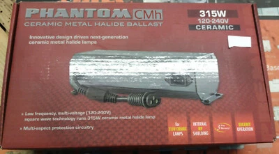Phantom CMH Ceramic Metal Halide Digital Ballast, 315W, 120V/240V Grow Light - Image 1 of 2
