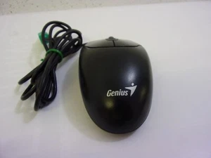 Vintage Genius PS/2 Mouse  Black - Picture 1 of 3
