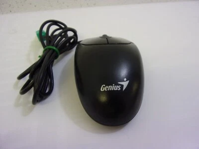 Vintage Genius PS/2 Mouse  Black - Image 1 of 3