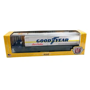 M2 Machines Goodyear Tractor Trailer Original Box 1958 Chevrolet Spartan in Case - Picture 1 of 14