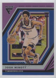 2022-23 Panini Flux Rookies Blue Prizm /99 Josh Minott #248 Rookie RC