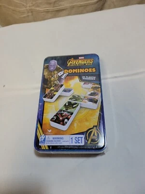 MARVEL AVENGERS INFINITY WAR DOMINOES - 28 PIECES NEW SEALED - Image 1 of 4