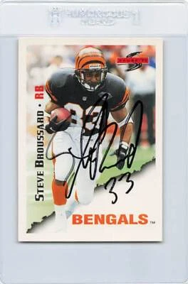 1995 Score #58 Steve Broussard Bengals Signed Auto *K7807 - Image 1 of 2