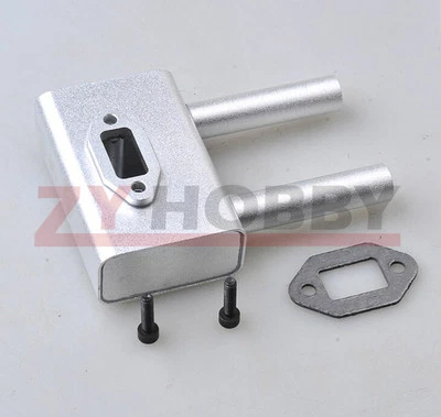 Aluminum Alloy Special Exhaust Pipe Muffler Canister for DLE35RA Engine - Photo 1/3