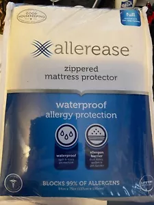 Allerease wasserdichter Allergieschutz Matratzenschoner mit Reißverschluss Größe Full - Bild 1 von 1