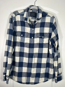 American Eagle OutfitterHeavy Flannel Buffalo Plaid Button down Classic Fit Sz M - Picture 1 of 3