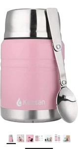 Vacuum Insulated Food Flasks BPA Free Stainless Steel Food Containers - Picture 1 of 4