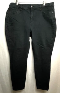 Pantalones de mezclilla elásticos para mujer Lane Bryant talla 22 azul oscuro B*N - Imagen 1 de 4
