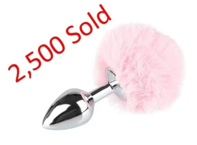 Plug anal cola de conejo pequeño disfraz fantasía juguete sexual peludo para mujeres Foto 1 de 4