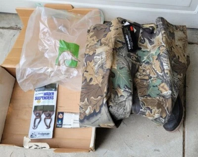 Ducks Limited Wader Advantage Canvas Chest Waders Thinsulate Ultra Sz9 Hodgman - Image 1 of 4