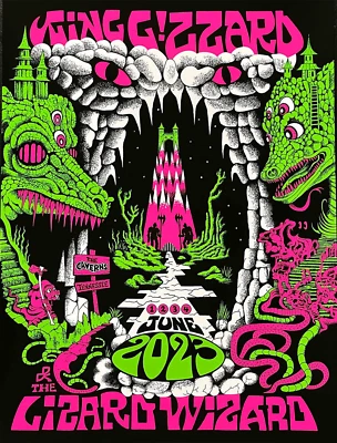 King Gizzard & The Lizard Wizard Live at The Caverns Poster Free Shipping