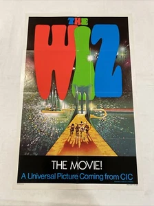 1978 THE WIZ ORIGINAL ADVANCE 27x41 US FILMPLAKAT DIANA ROSS MICHAEL JACKSON - Bild 1 von 10