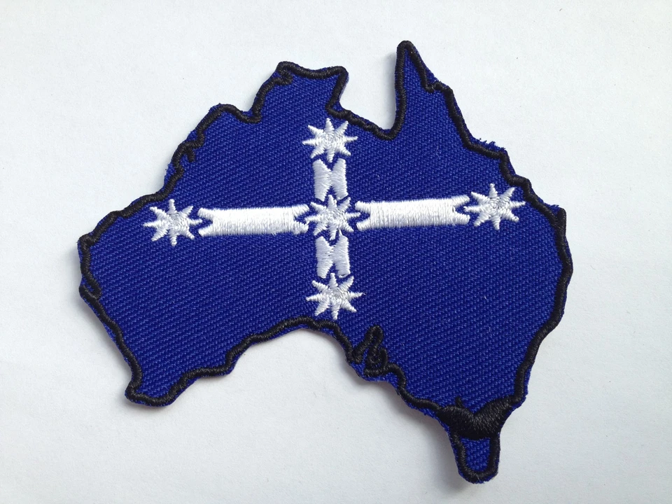 Eureka Flag map of Australia embroidered cloth patch                     D011008 - image 1 of 1